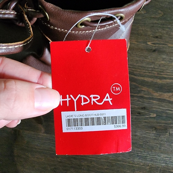 Hydra Ladies Brown Short Boots, Size 8.5 Moccasins, waterproof, leather style - Picture 7 of 10